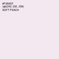 #F3E8EF - Soft Peach Color Image